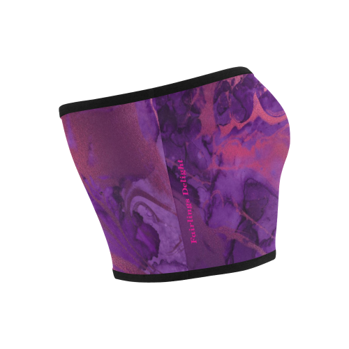 FD's Purple Marble Collection- Women's Purple Marble Badeau Top 53086 Bandeau Top