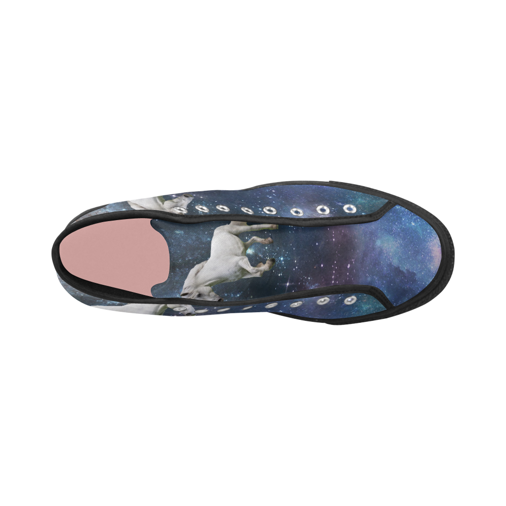Unicorn and Space Vancouver H Women's Canvas Shoes (1013-1)