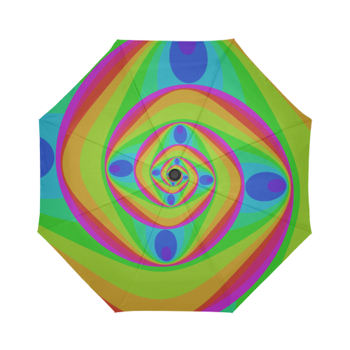 Spiral eyes Auto-Foldable Umbrella (Model U04)