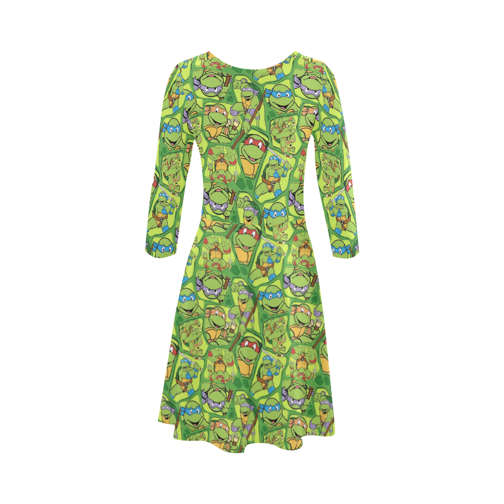 Teenage Mutant Ninja Turtles (TMNT) 3/4 Sleeve Sundress (D23)