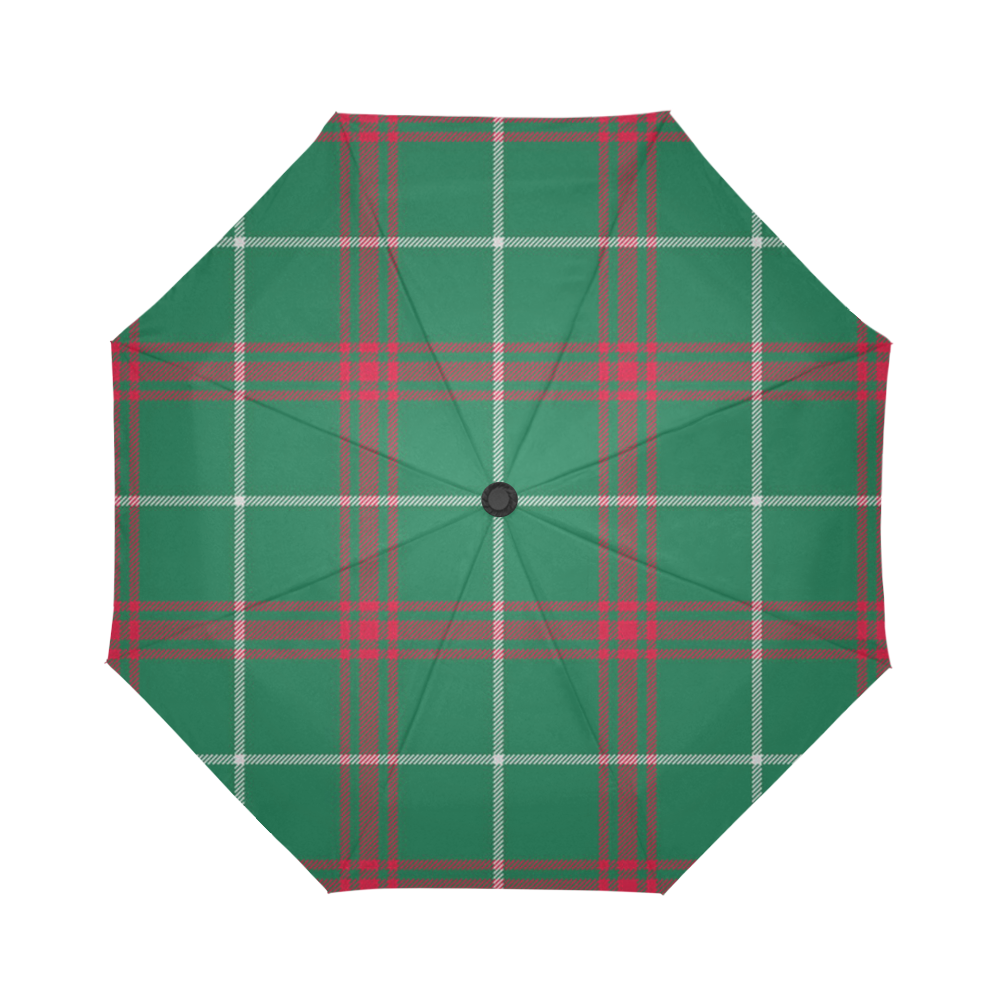 Welsh National Tartan Auto-Foldable Umbrella (Model U04)