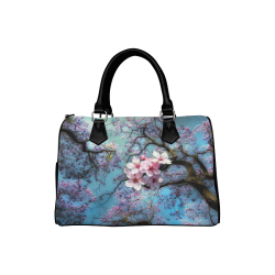 Cherry Blossoms Boston Handbag (Model 1621)