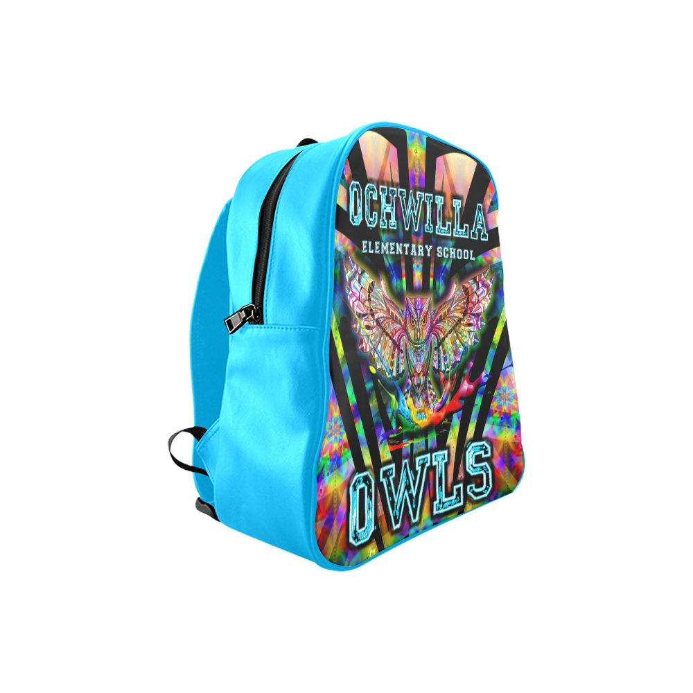 Ochwilla Elementary School Owls by TheONE Savior @ IMpossABLE Endeavors School Backpack (Model 1601)(Small)