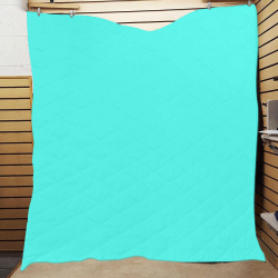 Neon Turquoise Quilt 60"x70"