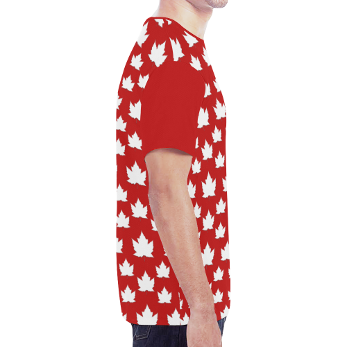Canada Souvenir T-shirts Cute Red New All Over Print T-shirt for Men (Model T45)