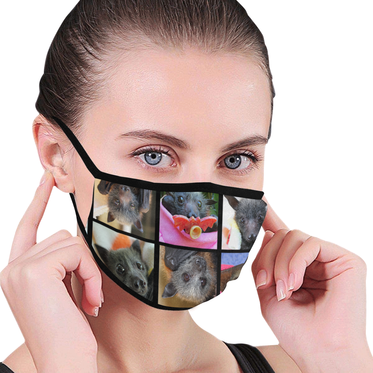Baby bat mask Mouth Mask (2 Filters Included) (Non-medical Products)