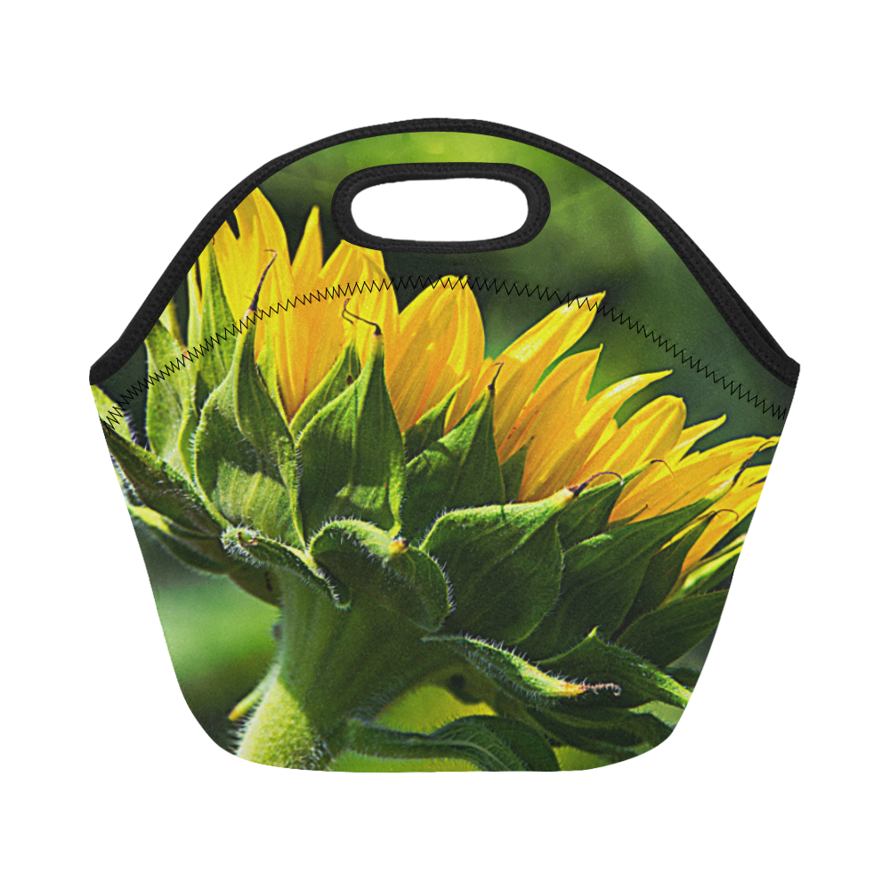 Sunflower New Beginnings Neoprene Lunch Bag/Small (Model 1669)