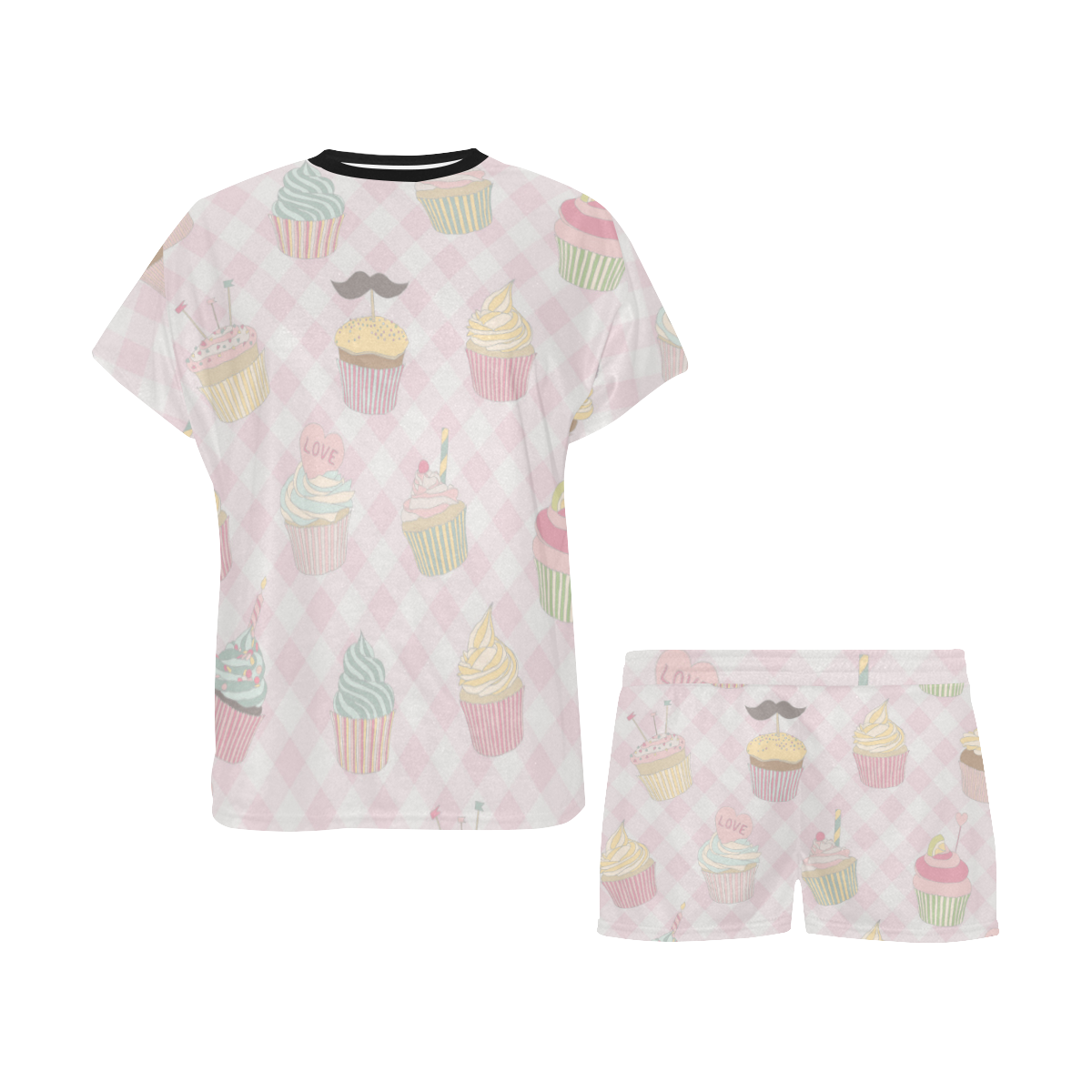 Cupcakes Women's Short Pajama Set