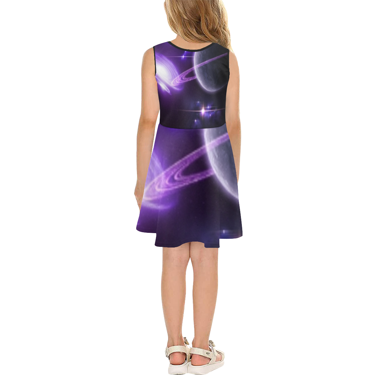 cosmo universe Girls' Sleeveless Sundress (Model D56)