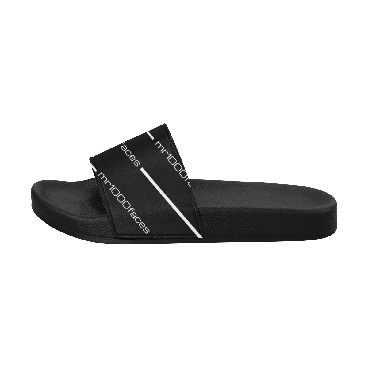 mr1000faces2 Women's Slide Sandals (Model 057)