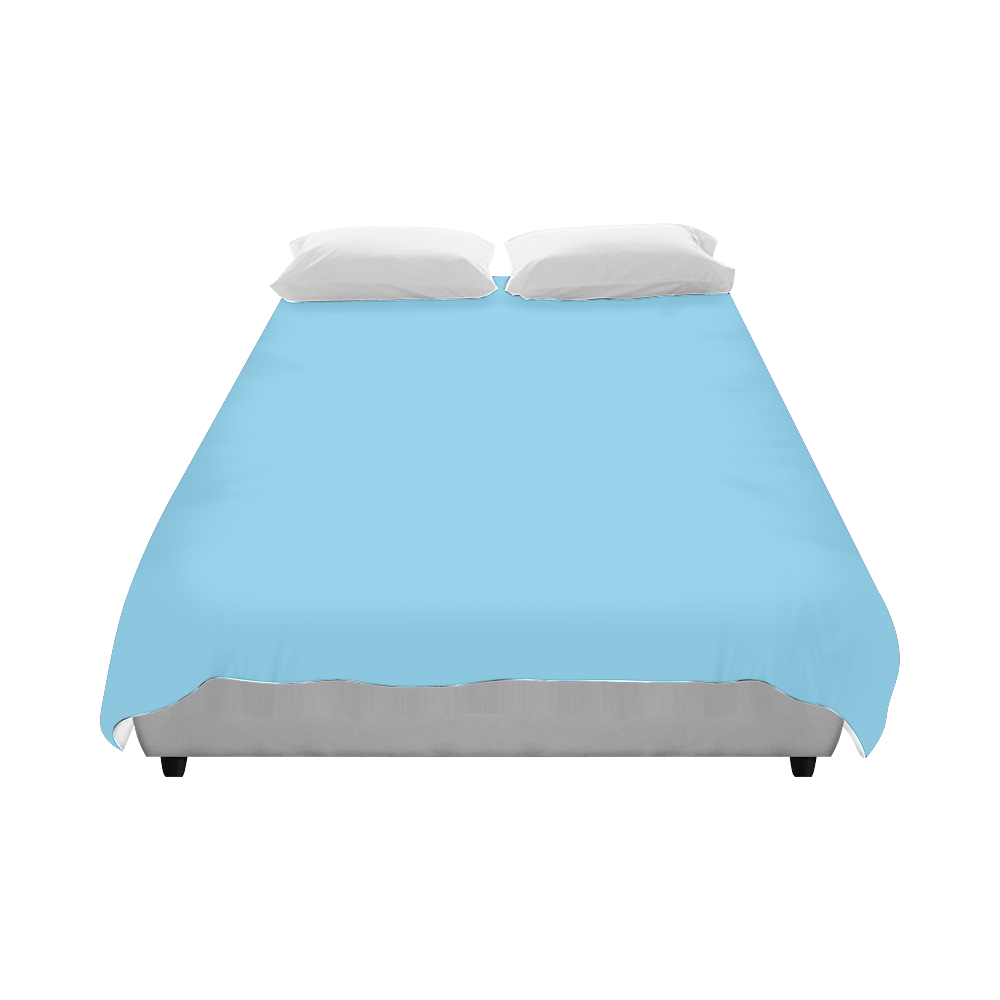 color baby blue Duvet Cover 86"x70" ( All-over-print)