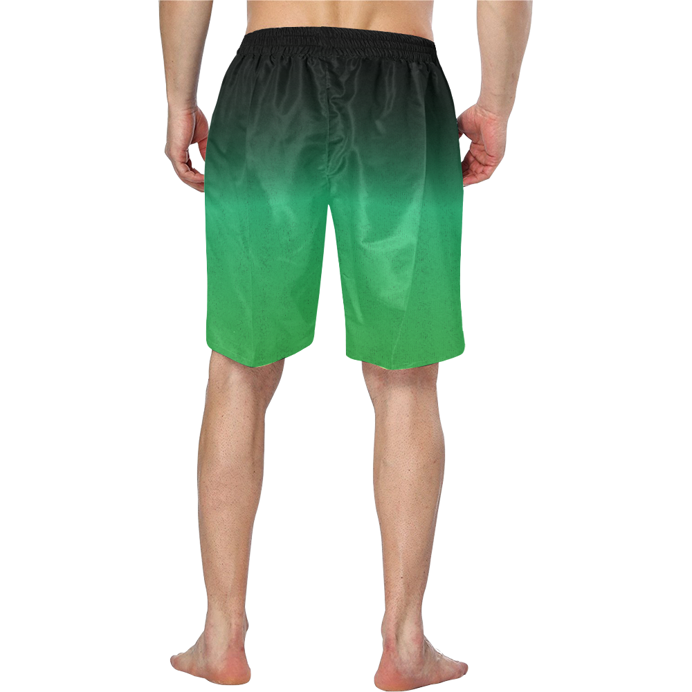 Green Ombre Men's Swim Trunk/Large Size (Model L21)
