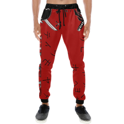 Big Hustler Ninja Men's All Over Print Sweatpants/Large Size (Model L11)
