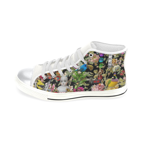 Let me Count the Ways High Top Canvas Women's Shoes/Large Size (Model 017)