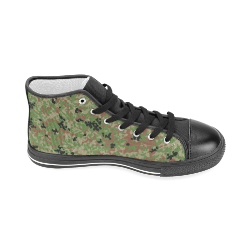 Japanese 1991 jietai camouflage Men’s Classic High Top Canvas Shoes (Model 017)