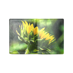 Sunflower New Beginnings Men's Leather Wallet (Model 1612)