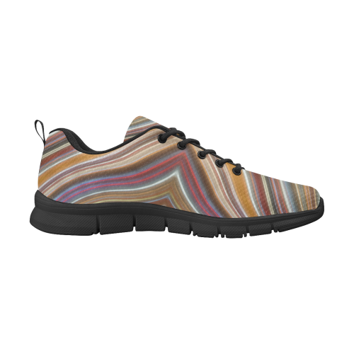 Wild Wavy X Lines 07 Women's Breathable Running Shoes (Model 055)