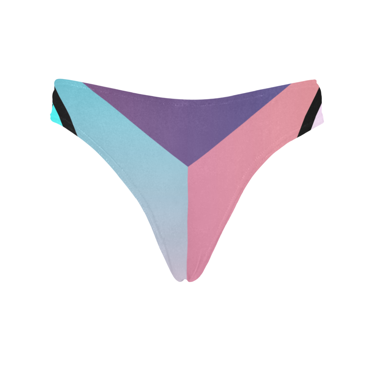 3d color Women's All Over Print Thongs (Model L30)