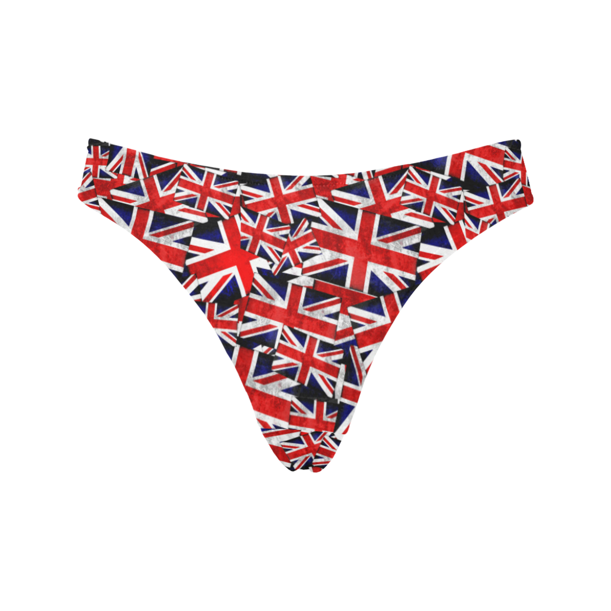 Union Jack British UK Flag Women's All Over Print Thongs (Model L30)