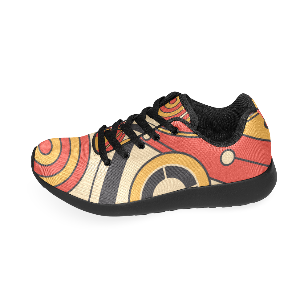 Geo Aztec Bull Tribal Men’s Running Shoes (Model 020)