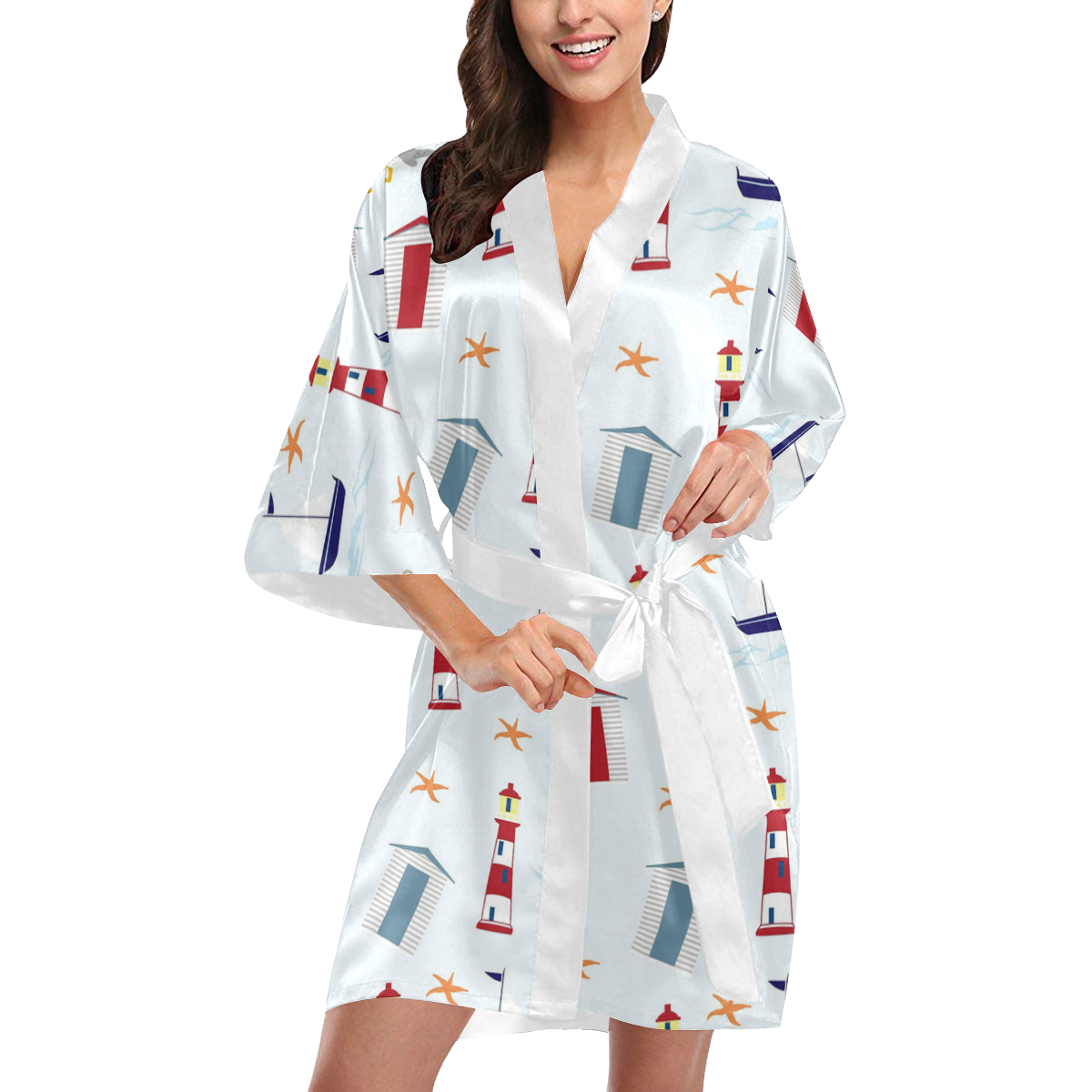 Nautical 1 Kimono Robe