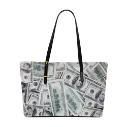 Cash Money / Hundred Dollar Bills Euramerican Tote Bag/Large (Model 1656)