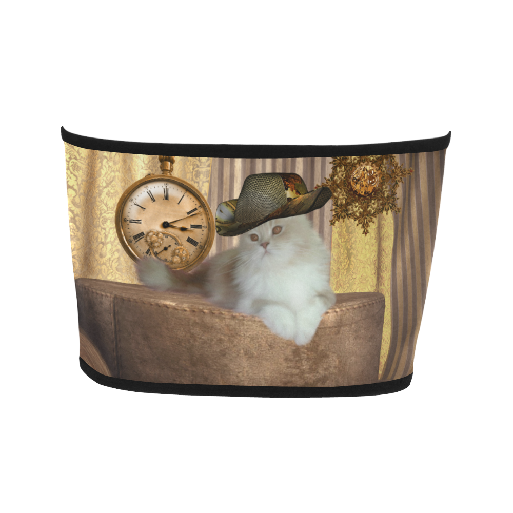 Funny steampunk cat Bandeau Top