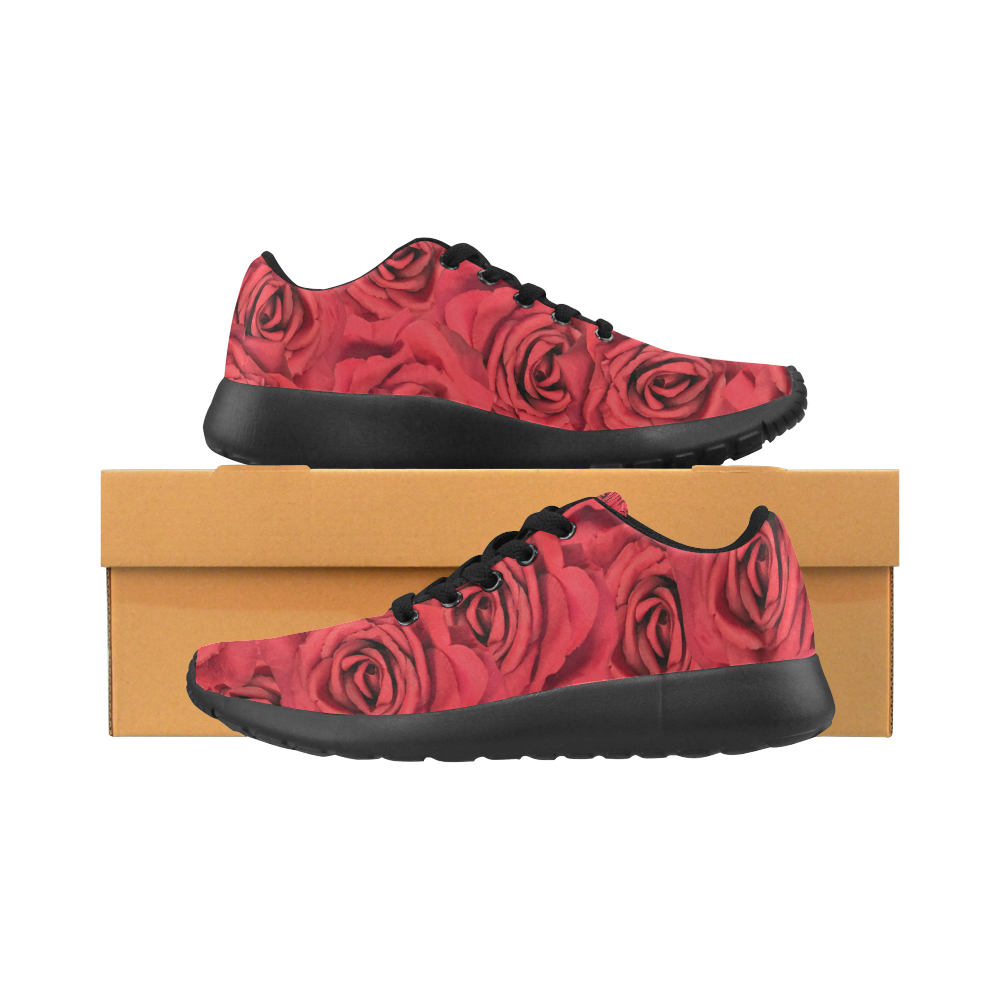 Radical Red Roses Women’s Running Shoes (Model 020)
