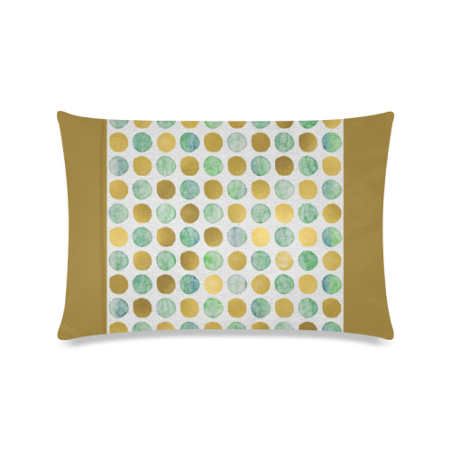 SPOTTING GOLD Custom Zippered Pillow Case 16"x24"(Twin Sides)