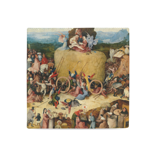 Hieronymus Bosch-The Haywain Triptych 2 Women's Leather Wallet (Model 1611)