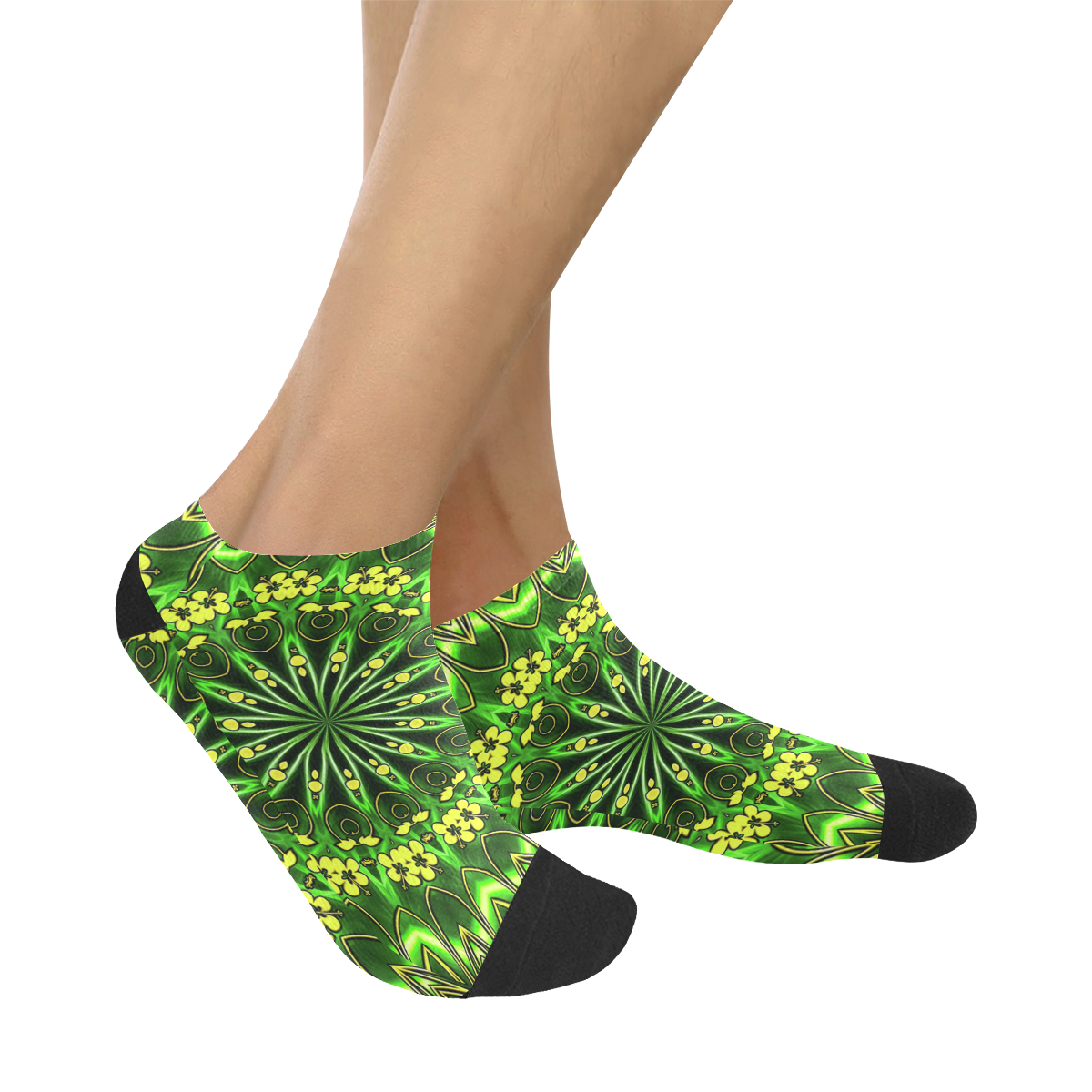 MANDALA GARDEN OF EDEN Women's Ankle Socks