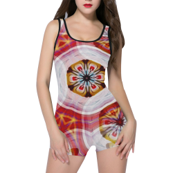Painted Mandala Classic One Piece Swimwear (Model S03)