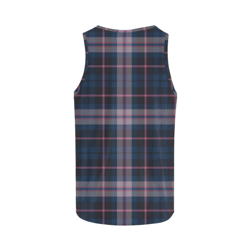 stripe blue pink All Over Print Tank Top for Women (Model T43)
