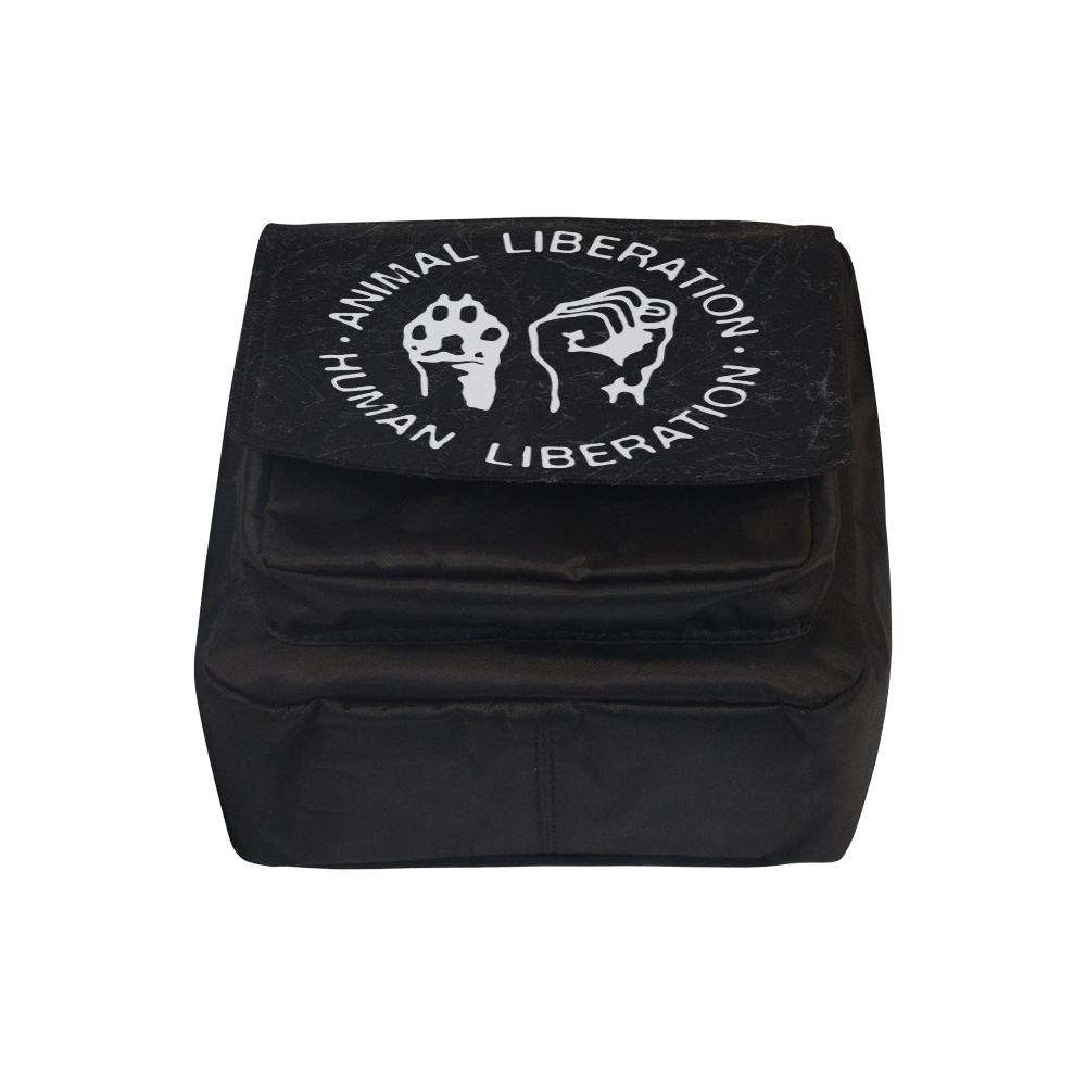 Animal Liberation, Human Liberation Crossbody Nylon Bags (Model 1633)
