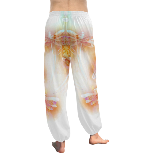 Watercolor dragonflies Women's All Over Print Harem Pants (Model L18)