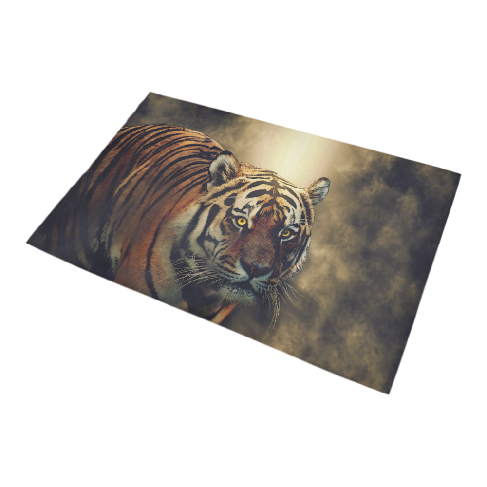 Tiger Tiger Eyes Burning Bright Bath Rug 20''x 32''