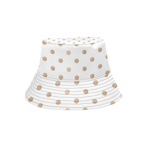 Polka Dot All Over Print Bucket Hat for Men