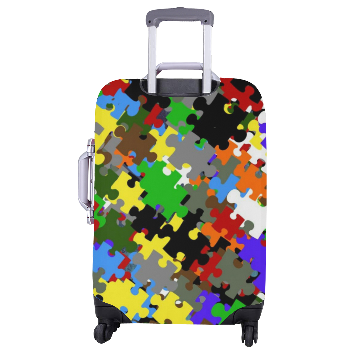 Puzzle Fun 2 Luggage Cover/Large 26"-28"