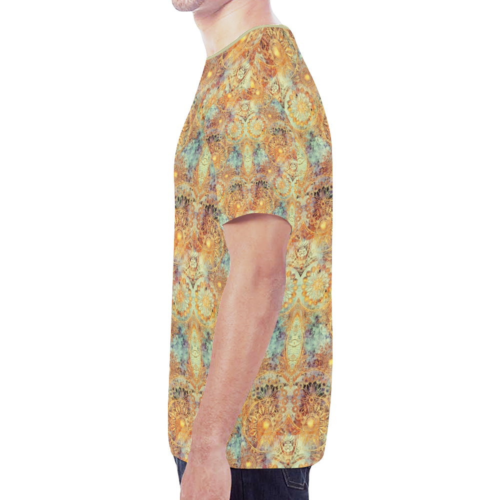 Royal Pattern by K.Merske New All Over Print T-shirt for Men (Model T45)