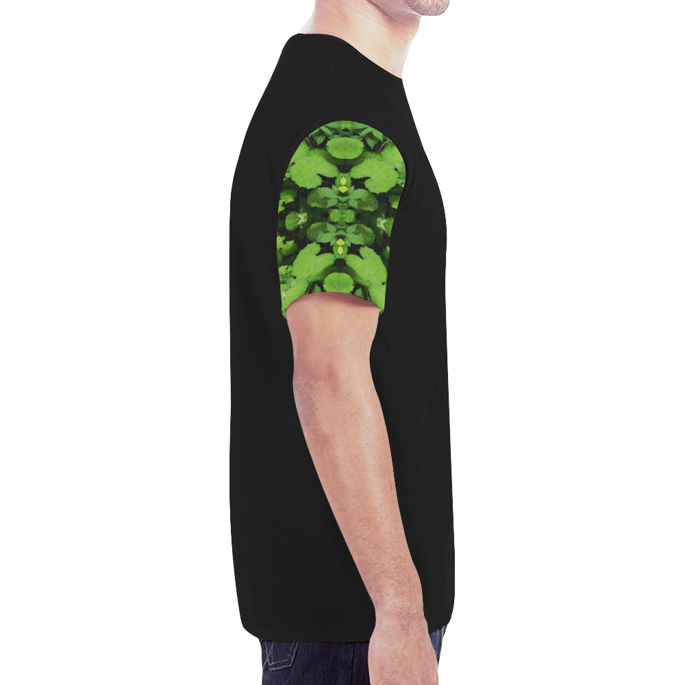the green x New All Over Print T-shirt for Men (Model T45)