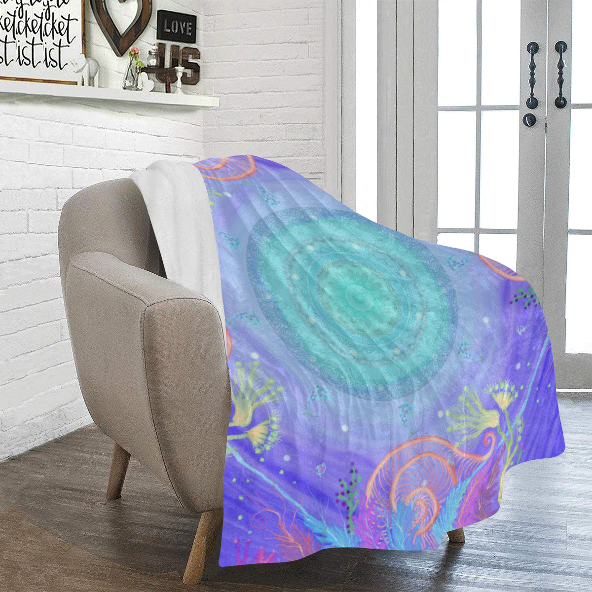 cosmos Ultra-Soft Micro Fleece Blanket 43''x56''