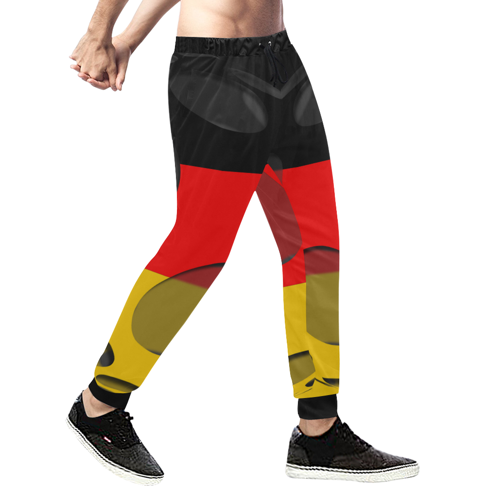 The Flag of Germany Men's All Over Print Sweatpants (Model L11)