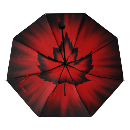 New Canada Souvenir Umbrella Anti-UV Foldable Umbrella (Underside Printing) (U07)