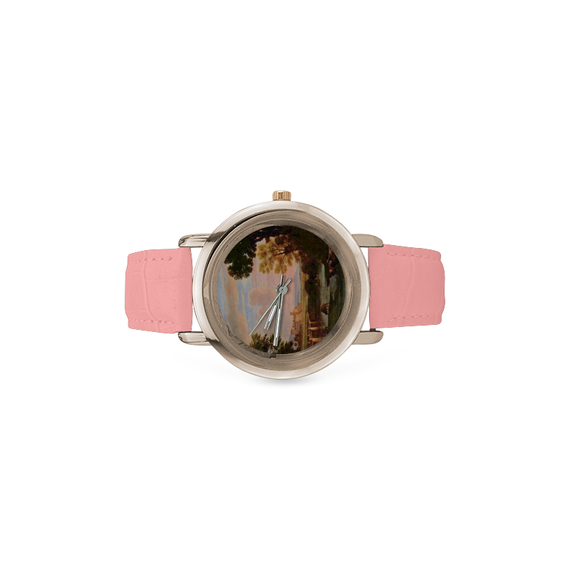 NATURE Women's Rose Gold Leather Strap Watch(Model 201)