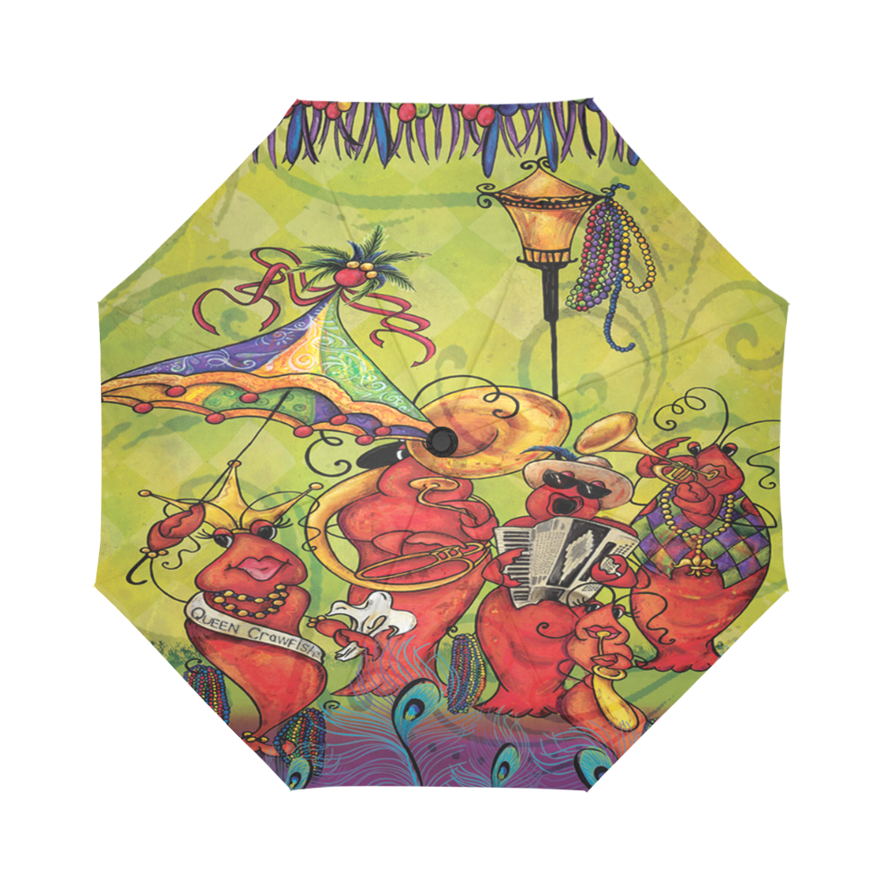 Crawfish-Band Umbrella Auto-Foldable Umbrella (Model U04)