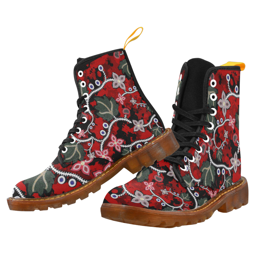 red camo Martin Boots For Men Model 1203H