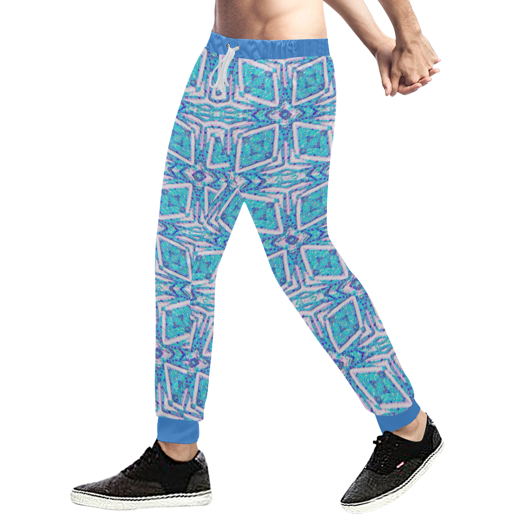 geometric doodle 1 Men's All Over Print Sweatpants (Model L11)
