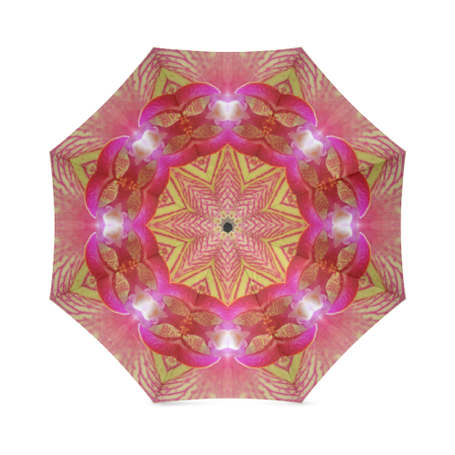 kal16_orchid_yellow_pink Foldable Umbrella (Model U01)