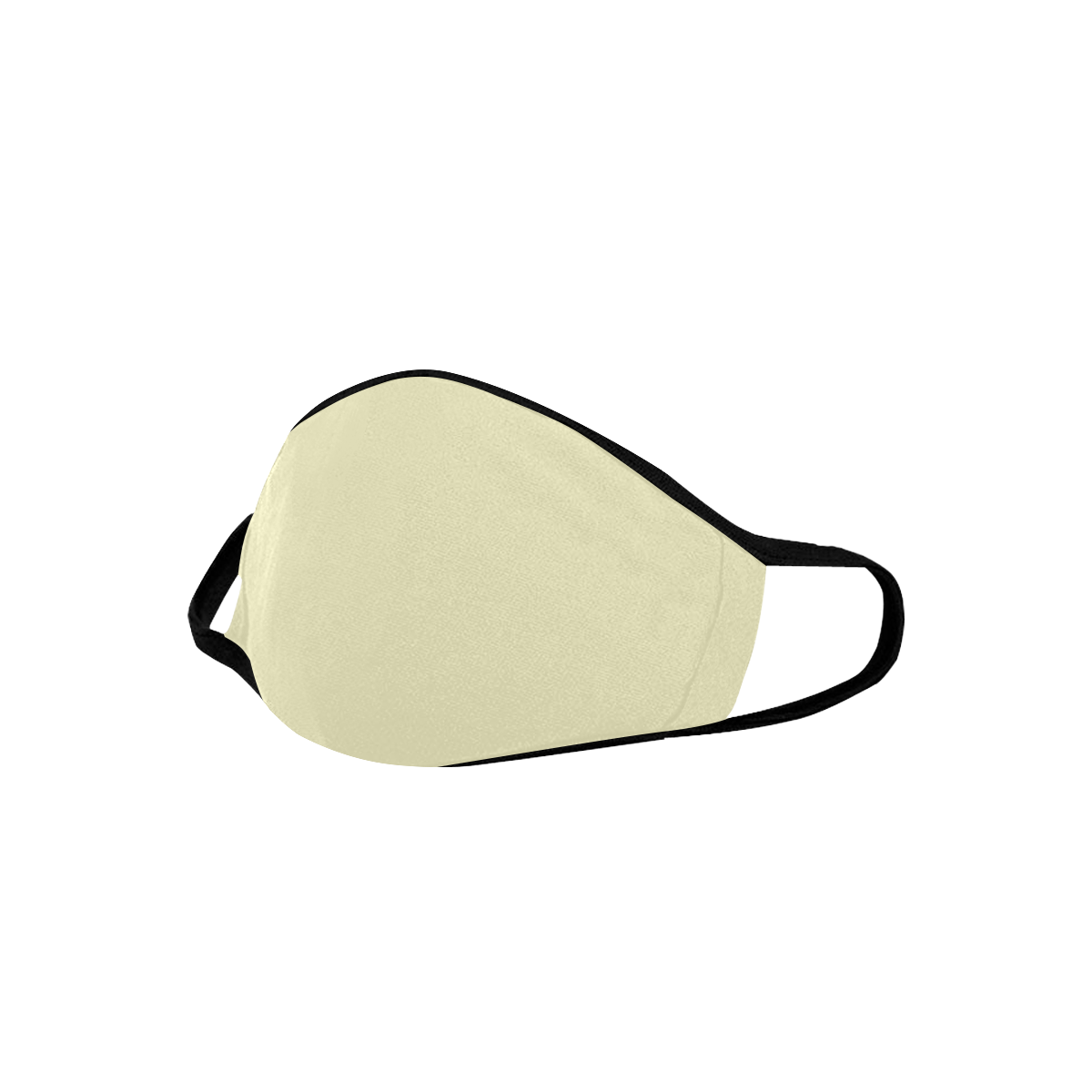 color lemon chiffon Mouth Mask (60 Filters Included) (Non-medical Products)