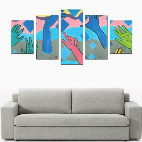 Fiesta PAINTING Canvas Print Sets D (No Frame)